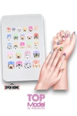 Top Model Şehir Kızları Yapay Takma Tırnaklar - 3