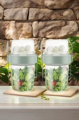 2 ADET Diyet & Kahvaltı için Çatal & Kaşıklı Kapaklı Yoğurt Müsli Salata Meyve Saklama Kabı - 800 ml - 3