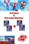 Çıkartma Spidey ve İnanılmaz Arkadaşları - 4 Paket & 20 Adet Sticker - 1