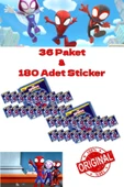Panini Çıkartma Spidey ve İnanılmaz Arkadaşları - 36 Paket & 180 Adet Sticker - 1