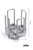 Tabak Bardak Kase Standı Bulaşık Kurutma Tutucu Mutfak Düzenleyici Organizatör - 3