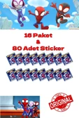 Panini Çıkartma Spidey ve İnanılmaz Arkadaşları - 16 Paket & 80 Adet Sticker - 1