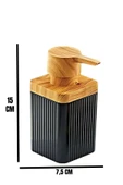 1 Adet Akrilik Sıvı Sabunluk Mutfak Banyo Sabunluk Seti- 400 ml Siyah - 4