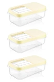 3 Adet Kolay Kayar Kapaklı 5 Lt Multibox Erzak Saklama Kutusu - 3