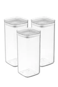 Sızdırmaz Kapaklı Saklama Kabı Şeffaf 2100 Ml 3'lü thumbnail 4