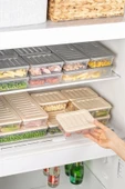 6'lı Set Freshbox Mikrodalga Ve Difrize Uygun Saklama Kabı Set 2 - X2 1,2 Lt / X4 0,6 Lt Krem - 5