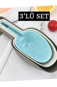 3'lü Set Un, Şeker, Erzak, Bakliyat, Deterjan Vb. Ölçü Küreği - 1