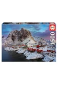 Puzzle 1500 Parça Norveç Lotofen Adası Kış Manzarası 17976 - 1