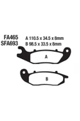 Ön Fren Balatası Honda Pcx 125 2021-2024 Crf250l Crf250 Ld Supermoto Rmg Santa 125 - 3