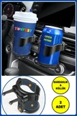 2 Adet-otomobil Bardak Tutucu - Araba Küllük & Bardaklık Tutacağı - 1