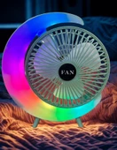 S24 Taşınabilir Masaüstü Yeşil Usb Fan - 5