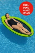 AquaRelax Fileli Havuz Yatağı -Yaz Keyfi Fileli Deniz/Havuz Yatağı 178x94 cm Yeşil - 1