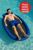 AquaRelax Fileli Havuz Yatağı -Yaz Keyfi Fileli Deniz/Havuz Yatağı 178x94 cm Mavi - 1