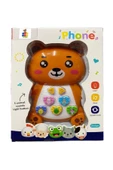 Neşeli Ayıcık Telefon Müzik Ses Hayvanlar ve Işıklar Farklı Oyun Modları - 1