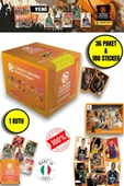 Panini 2024-25 Turkish Airlines Euroleague Sticker 36 Paket  (180 Adet Sticker) - 1