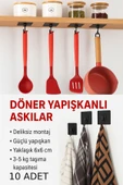 Deliksiz Montaj Pratik Askı Kancası – 10 Adet - 1