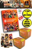 Turkish Airlines Euroleague Çıkartma Albümü + 72 Paket (360 Adet) Sticker - 1