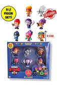 Brawl Star 8 Li Figür Seti - Model 3 - (AMBER CROW) - 1