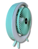 S24 Taşınabilir Masaüstü Yeşil Usb Fan - 3