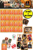 Panini 2024-25 Turkish Airlines Euroleague Sticker 20 Paket  (100 Adet Sticker) - 1