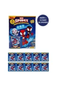 Lisanslı Spidey Mega Başlangıç Paketi Album+10 Paket(50 Stickers) Çıkartma - 1