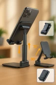 360° Katlanabilir Masaüstü Telefon ve Tablet Standı - 1