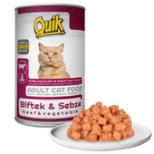 Quik Kedi 415 gr Biftek-Sebze Konserve Skt: 12/2028 - 1