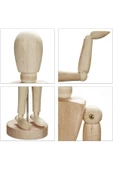 Eskiz Mankeni Ahşap Model 15 cm Manken Modelling - 9