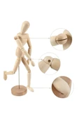 Eskiz Mankeni Ahşap Model 20 cm Manken Modelling - 7
