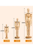 Eskiz Mankeni Ahşap Model 15 cm Manken Modelling - 11
