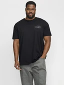 Jack Jones Corp Logo Plus Erkek Tişört 12158505 thumbnail 2