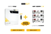 Mexx 11KW Inverter + 3x48V 100Ah Lityum Akü Off-Grid Hibrit Paketi - 1