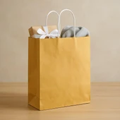 Süpertrend  Roll-up Kraft Çanta Altın Büyük Boy 31x41cm 25li - 2