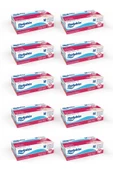 Süpertrend  Dolphin Beyaz Vinil Eldiveni Pudrasız M 100 Adet X 10 Paket - 1