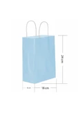 Kruvazör  Roll-up Kraft Çanta Açık Mavi Küçük Boy 18x24cm 25li - 1