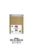 Kruvazör  Roll-up Kraft Hediye Paketi Altın 20x6x25,5x4,5 25li - 1