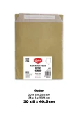 Süpertrend  Roll-up Kraft Hediye Paketi Altın 30x8x40,5x4,5 25li - 1