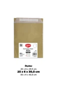 Süpertrend  Roll-up Kraft Hediye Paketi Altın 25x6x30,5x4,5cm 25li - 1