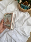 Penye Overloklu Bebek Ağız Mendili , %100 Pamuklu 28x28 cm - 11