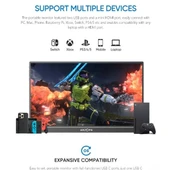ARZOPA 16" IPS Z1RC 60Hz USB-C/mHDMI Multimedya Taşınabilir Monitör (2560 X 1600) - 5