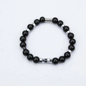 Oltu Taşı Hematit Lastikli Bileklik thumbnail 1