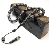 Oltu Taşı  Çeşmi  Arası Çeşmi İşlemeli Tespih thumbnail 2