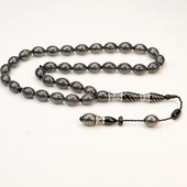 Oltu Taşı Nokta Çeşmi Bülbül İşlemeli Tespih thumbnail 1