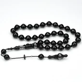 Oltu Taşı İmame Nakkaş Şalgami Kesim Tespih thumbnail 4