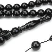 Oltu Taşı Küre Kesim Nakkaş Oyma İmame Tespih thumbnail 2