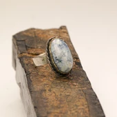 Gümüş Kalsedon Kadın Yüzük thumbnail 3