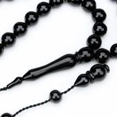 Oltu Taşı Sade Küre Kumpaslı Yapım Tespih thumbnail 2