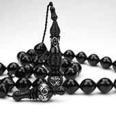 Oltu Taşı İmame Nakkaş Şalgami Kesim Tespih thumbnail 5