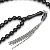 Oltu Taşı  Küre Kesim 99 Sayılı Namaz Tespihi thumbnail 3