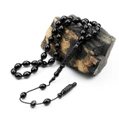 Oltu Taşı Beyzi Kesim  İmame  Nakkaş Oyma Tespih thumbnail 2